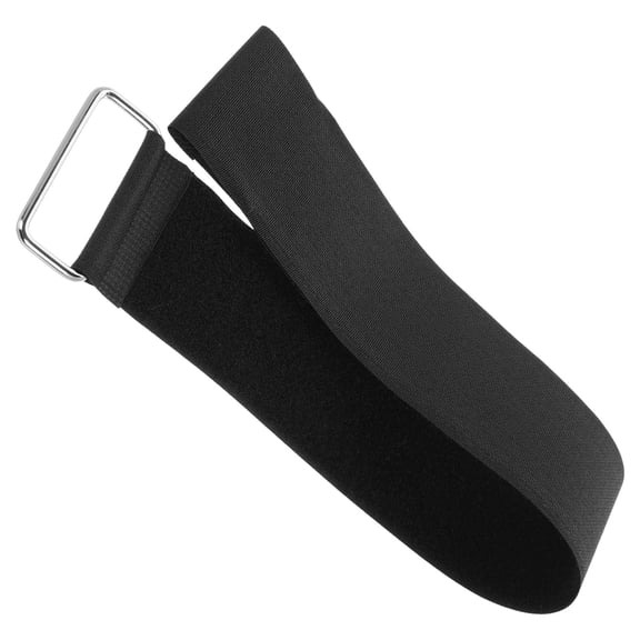 WEUVEB 5Pcs Multi-Functional Black Hook and Loop Straps for Object Carry and Moving