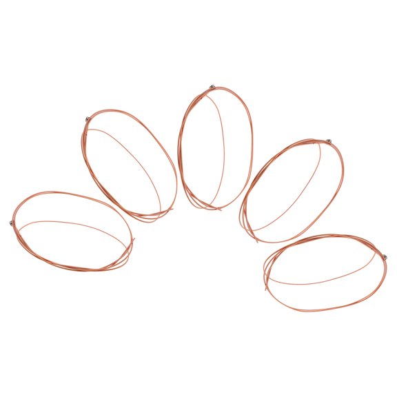 WEUVEB 5pcs Metal 3rd String for Acoustic Guitar, Golden Replacement String