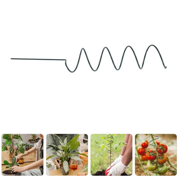 WEUVEB 5pcs Spiral Plant Stand Trellis For Potted Plants Outdoor Garden Tomato Stakes Support