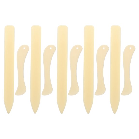WEUVEB 5sets Plastic Bone Folder Scoring Tool for Scrapbooking and Origami