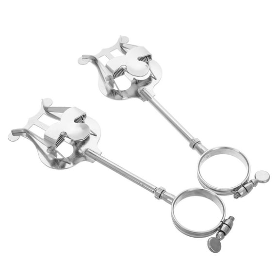WEUVEB 6.1x2.2x0.8in Clarinet Music Holder 2Pcs Adjustable Buckle Iron Construction for Musicians