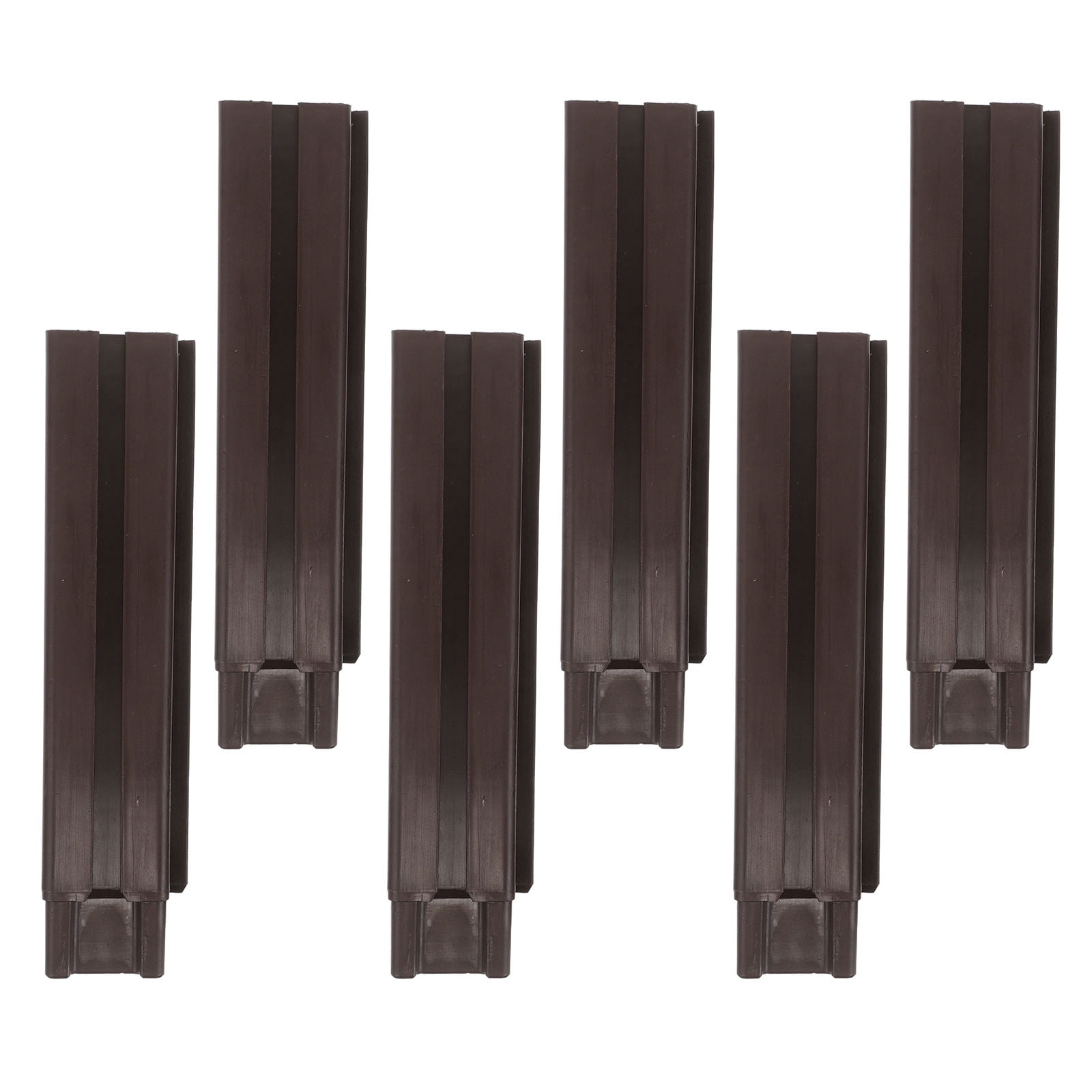 WEUVEB Plastic Planter Box Legs Coffee 6Pcs - Walmart.com