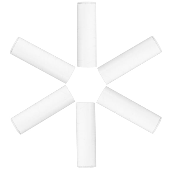 WEUVEB 6Pcs Acrylic Dowel Rod Clear White Round Craft Display Support Sticks for Cake Toppers