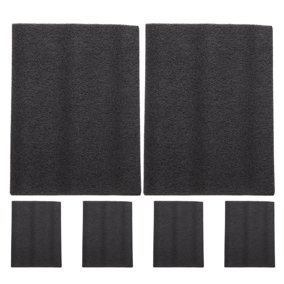 WEUVEB 6Pcs Black Polyethylene Foam Board for Crafting Packaging and Case Padding