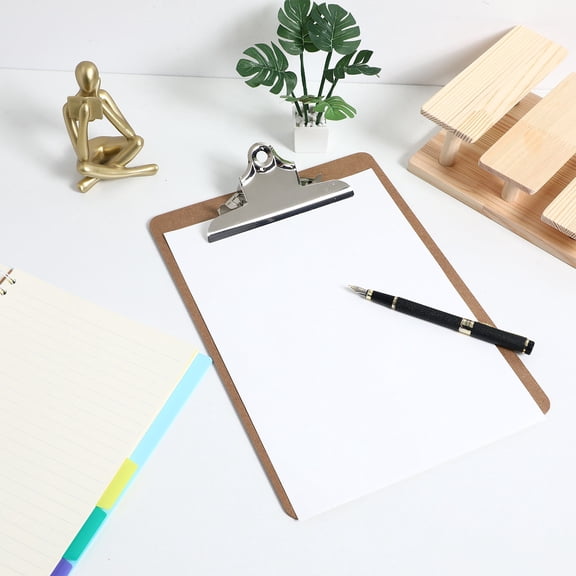 WEUVEB 6Pcs Multi Color Office Document Clipboards with Robust Clamping and Flat Writing Surface