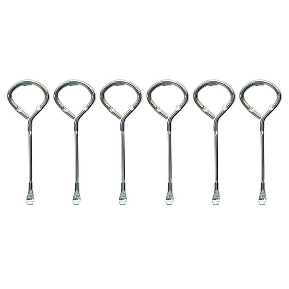WEUVEB 6Pcs Paint Can Opener Tool Made of Rustproof Steel for Easy Lid Opening