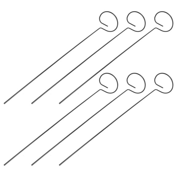 WEUVEB 6Pcs Plant Shape Frame Green Iron Plant Support Racks For Outdoor Use