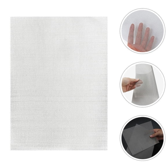 WEUVEB 6-Piece Stainless Steel Mesh for Vehicle Bumper Repair with Welding Accessories Reinforcement Kit