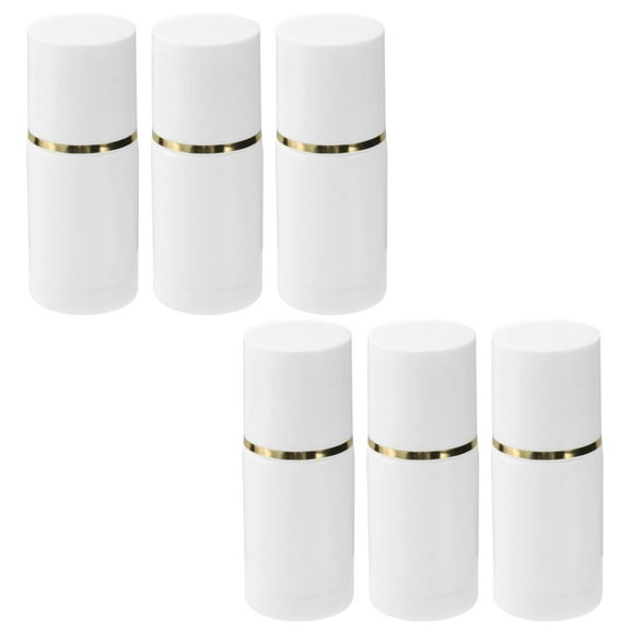 WEUVEB 6Pcs Sponge Applicator Bottle for Makeup White Practical Design for General Users