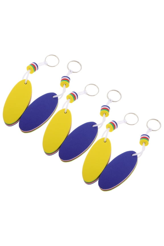 6Pcs Versatile Floating Keychain for Boating and Outdoor Water Sports with Foam Material