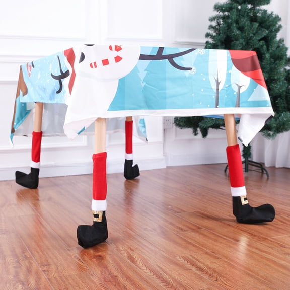 WEUVEB Leg Covers for Floor , Furniture Socks for Festive Home and Office Use