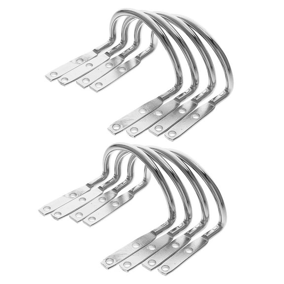 WEUVEB 8-Piece Wall Tool Hanger Set U-Shaped Holders for Garage Workspace Organization and Storage