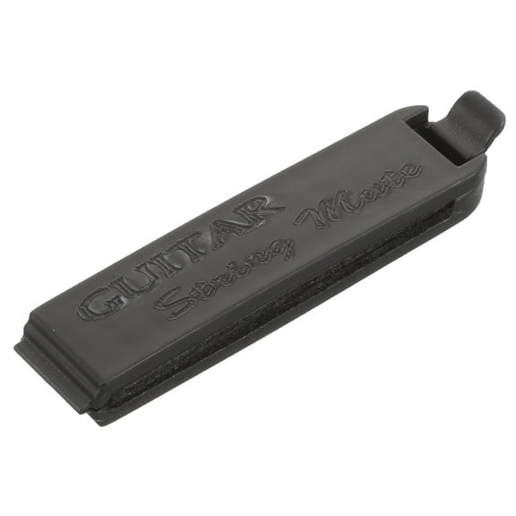 WEUVEB Acoustic Guitar String Dampener Black Quiet Practice Tool Easy to Install and Remove