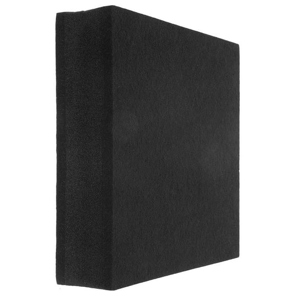 WEUVEB Acoustic Pads Subwoofer Isolation Platform Black Foam Noise Reduction 1Set
