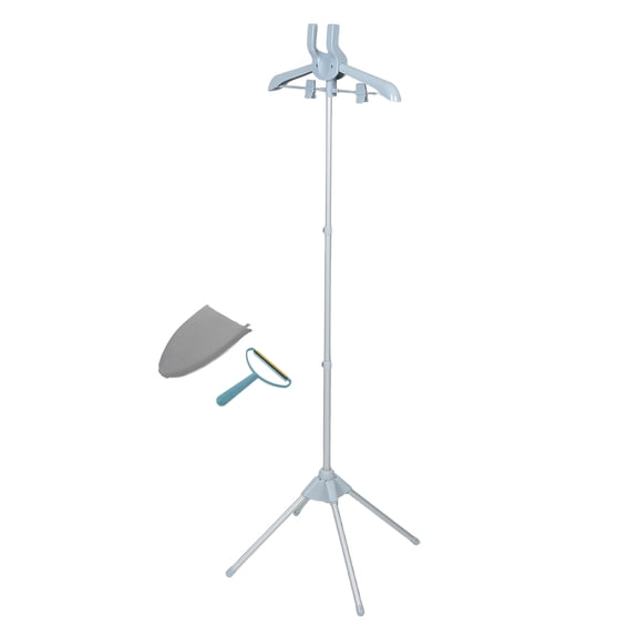 WEUVEB Adjustable Clothes Steamer Stand with 360 Degree Rotation Portable Garment Hanger for Efficient Steam Ironing