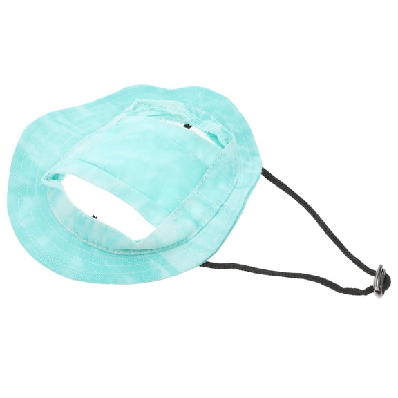 WEUVEB Adjustable Pet Baseball Cap Light Green with Anti Slip for Cats and Dogs