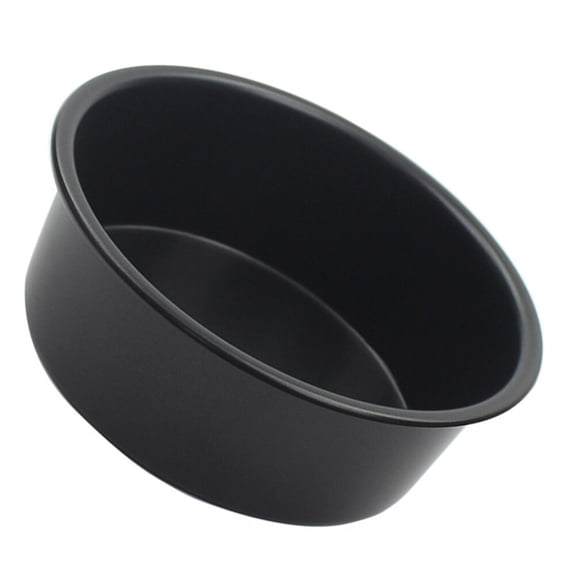 WEUVEB Aluminum Alloy Round Cake Mold Non-Stick Black Baking Pan for Kitchen