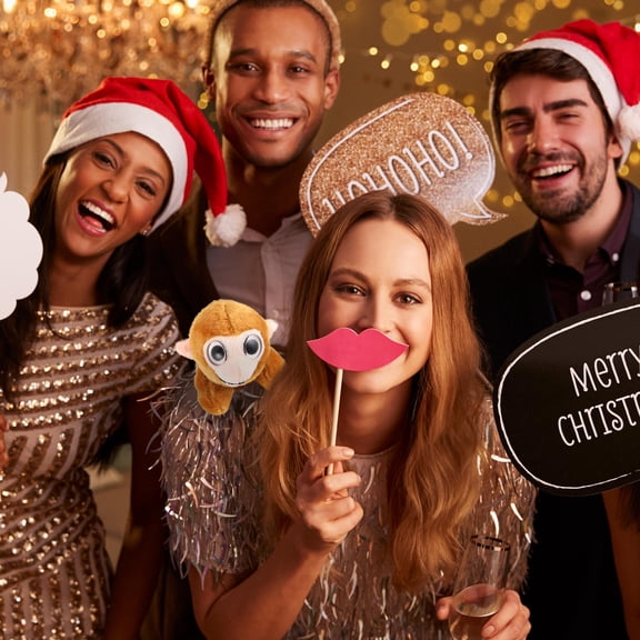 WEUVEB Light Brown Plush Shoulder Monkey with Magnetic Design for Party and Cosplay Accessories