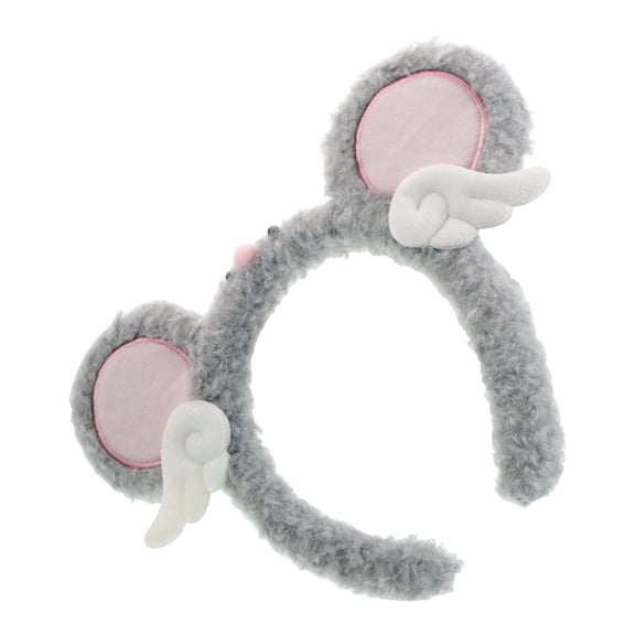 WEUVEB Animal Dress Up Headband with Mouse Ears Plush for Holiday Celebration Use