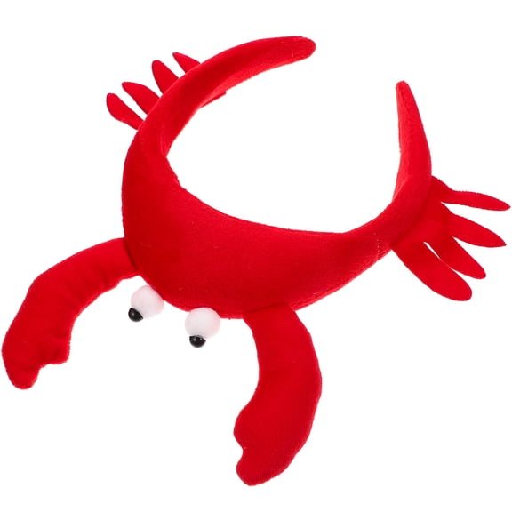 WEUVEB Lobster Costume Accessories Red Cloth Photography Accessory for Headdress 1Pack