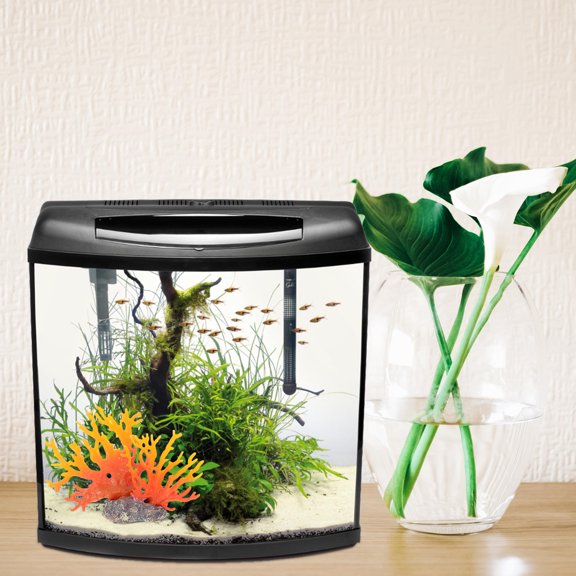 WEUVEB Orange Coral Tree Fish Decoration for Aquarium Landscape 1 Pc