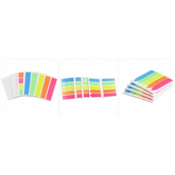 WEUVEB Assorted Color Reading Strips, Guided Transparent Highlight Strips for Dyslexia Aid, Bookmarks and Note Markers