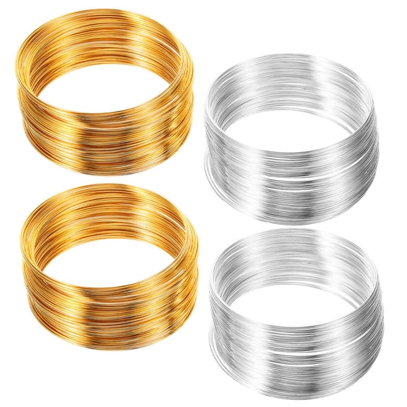WEUVEB Assorted Jewelry Wire for Bracelets, Necklaces, and Crafting Projects, Flexible and Strong Wire for Beading