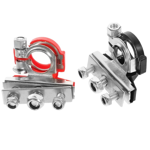 WEUVEB Auto Battery Clip Terminal Connector with Plastic and Iron Durable Design for Vehicles