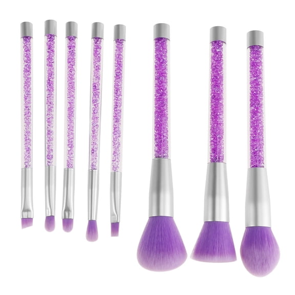 WEUVEB Makeup Set, Premium Fiber Bristles, Easy to Hold, Charming Makeup, 8Pcs