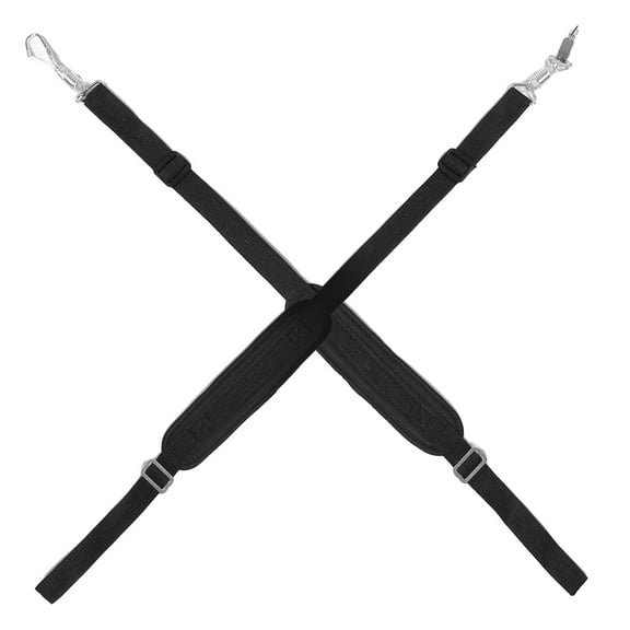 WEUVEB Garden Sprayer Strap Parts, Black Polyester Dual Design, 2-Pack for Comfortable Carry