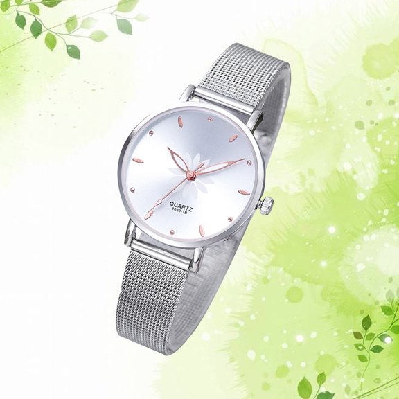 WEUVEB Elegant Watches Women Dress Fashion Glass Scratch Resistant 1Pcs