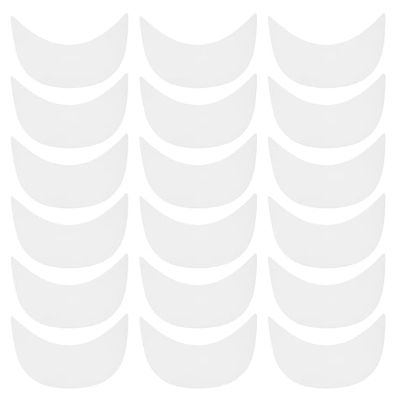WEUVEB Baseball Cap Visor Inserts, Plastic, White, Sun Protection, Durable, Extended Coverage