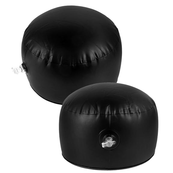 WEUVEB 2-Pack Portable Inflatable Hat Rack in Black PVC for Efficient Cap Storage and Display Organizer