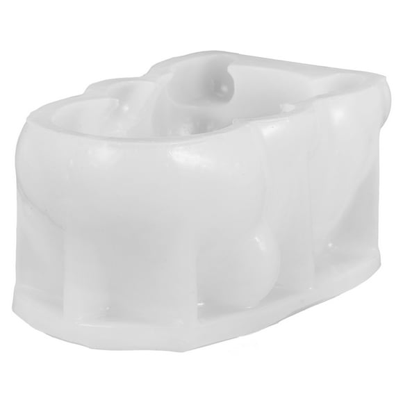 WEUVEB White Silicone Bear Mold for Kitchen Baking, Easy Demolding, Reusable, Non-Stick, Flexible, Perfect for Candy, Chocolate, and Soap