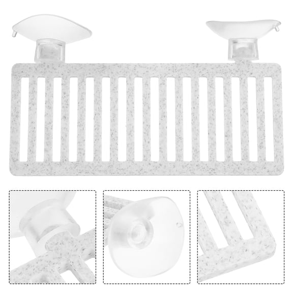 WEUVEB Betta Fish Resting Pad White Aquarium Decor Safe 3D Printed Fish Tank Accessory