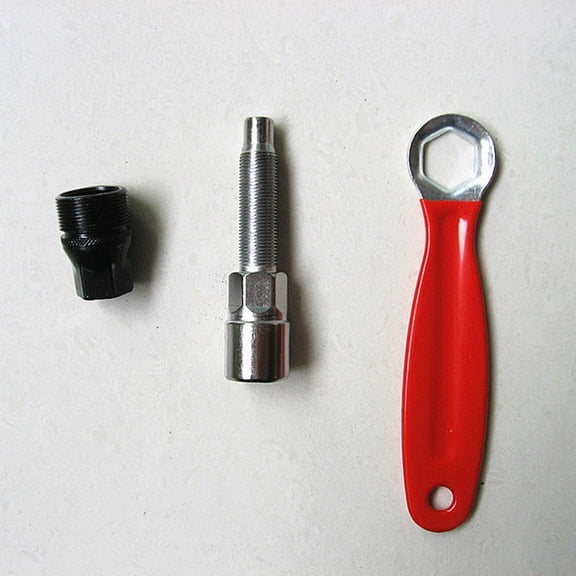 WEUVEB Bike Crank Extractor Puller Remover 2 Sets Carbon Steel Tool For Cyclists Mountain Bike Maintenance