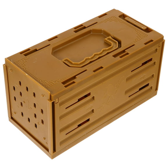 WEUVEB Plastic Bird Carrier Cage with Spacious Interior for Outdoor Travel and Pet Transport