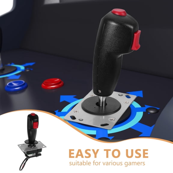 WEUVEB Black Game Joystick with Unique Design and Precise Control for Pc Gaming