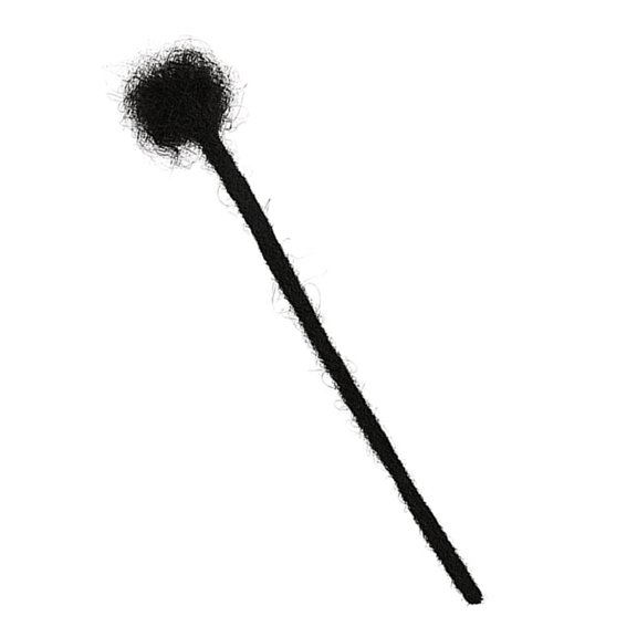 WEUVEB Black Human Hair Dreadlock Extensions Natural Look Lightweight Comfortable Style
