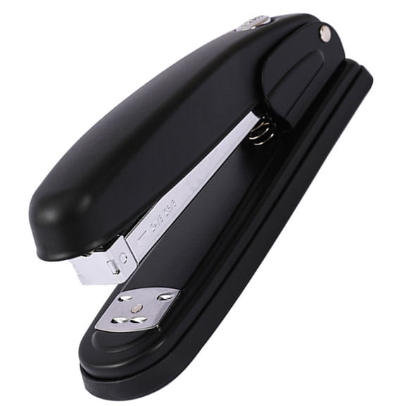WEUVEB Black Metal Small Stapler Portable Handheld Stapler for Office and Home