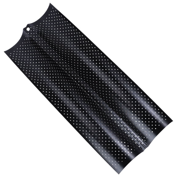 WEUVEB Black Carbon Steel French Bread Baking Mold, Non-Stick Loaf Pan, Easy to Use and Clean, Bakeware for Home and Kitchen