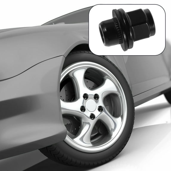 WEUVEB Carbon Steel Lug Nuts 1Set for Vehicle Truck Wheels Easy Installation