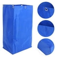 thumbnail image 1 of WEUVEB Cart Bags Cleaning Cart Bag Blue Canvas Large Capacity 1Pcs, 1 of 6