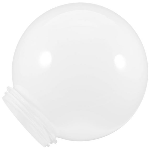 WEUVEB Round White Acrylic Lampshade Replacement Cover Easy to Install and Remove for Table and Floor Lamps