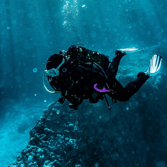 WEUVEB Purple Neoprene Floating Camera Wrist Strap for Sports Antisinking Design