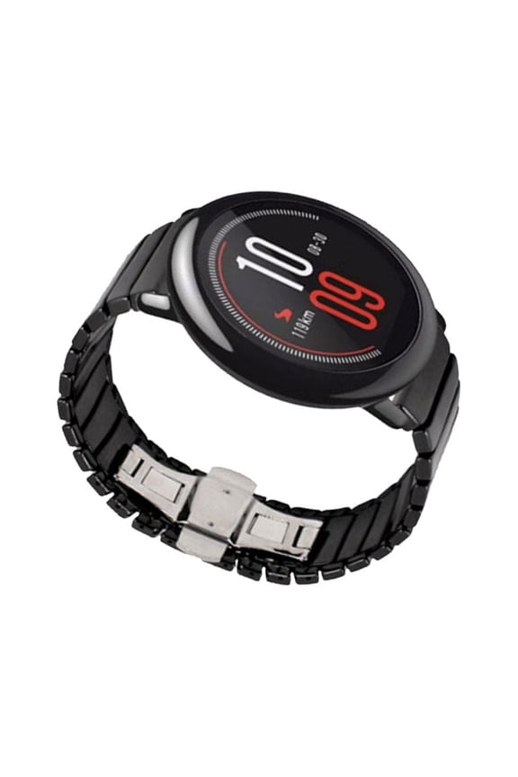 Black Fashion Watch Band Ceramic Material Easy to Use Comfortable Wear