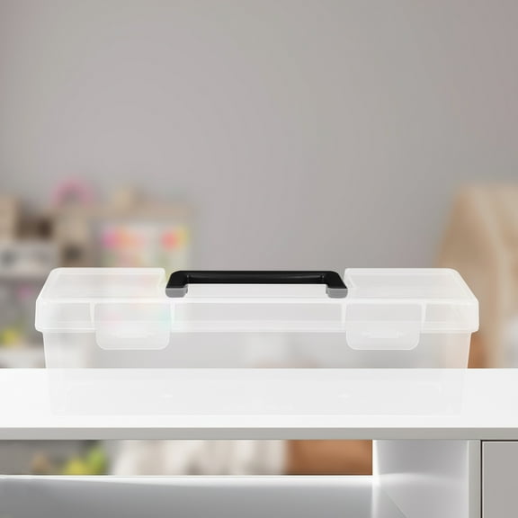 WEUVEB Clear Plastic Seed Storage Organizer Box Portable Design Waterproof for Outdoor Use