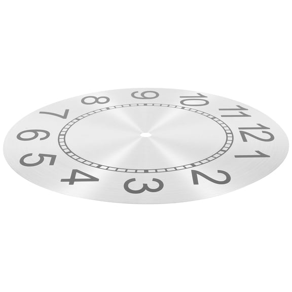 WEUVEB Aluminum Round Minimalist Clock Face Mechanism Replacement DIY Parts 1Pcs