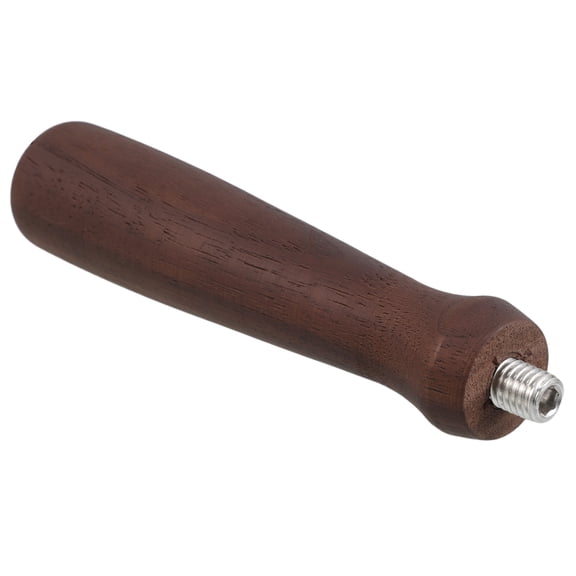 WEUVEB Wood Espresso Machine Handle Replacement Coffee Maker Handle Dark Brown with Elegant Design