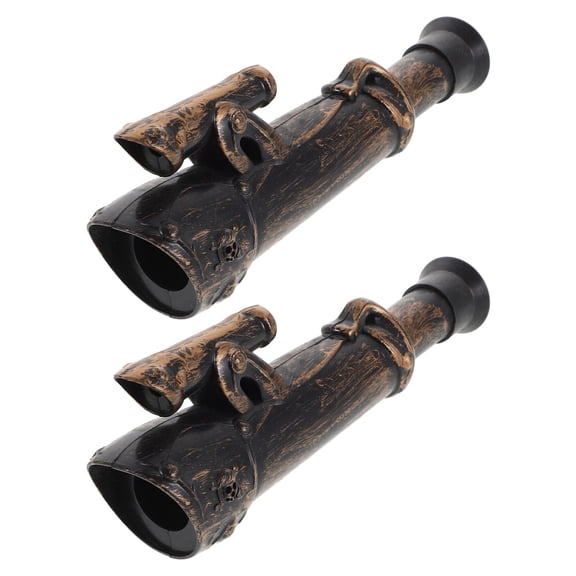 WEUVEB 2-Pack Pirate Party Supplies Plastic Telescope Decorations for Kids Birthday and Themed Events